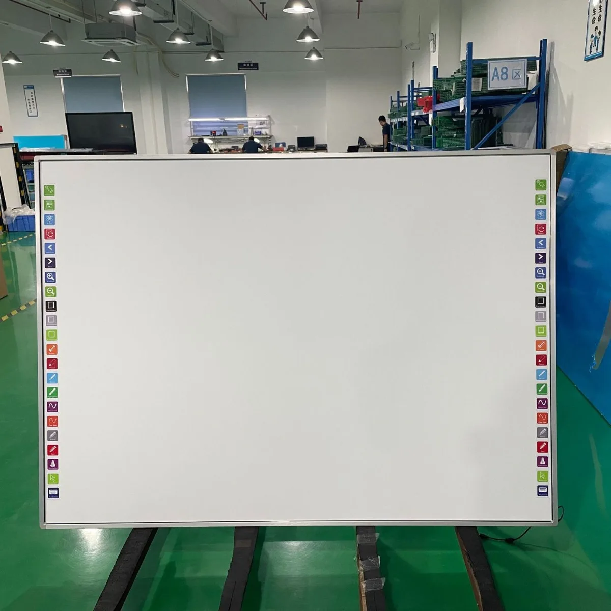 ShenMaiDi China Factory whiteboard 102inch portable interactive whiteboard device smart whiteboard with projector