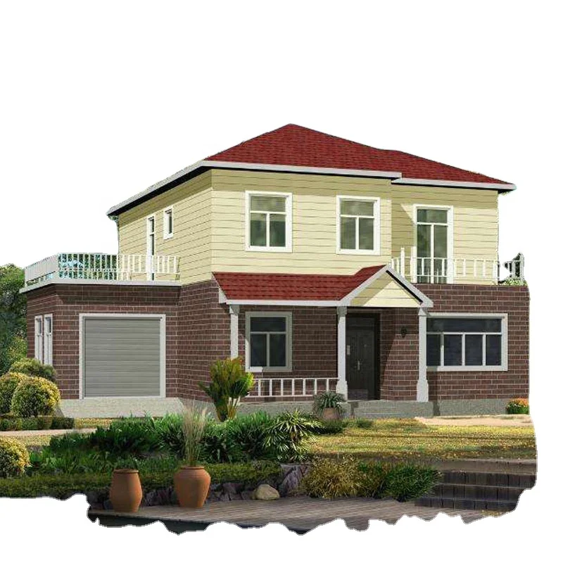 Modern standard luxury prefabricated light steel frame villa