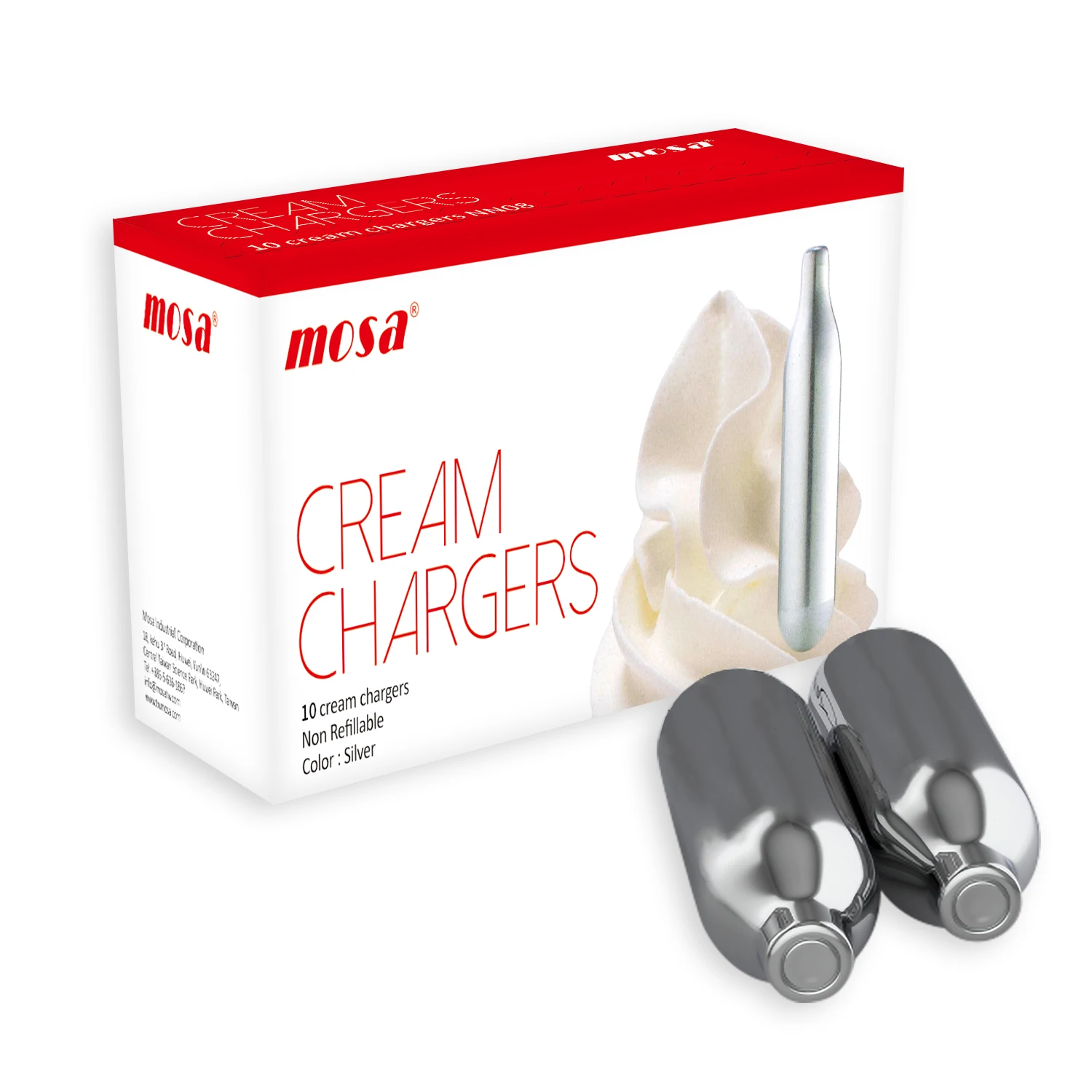 Заводской поставщик из Китая, зарядные устройства для кремов с оксидом азота, алюминий, окись азота