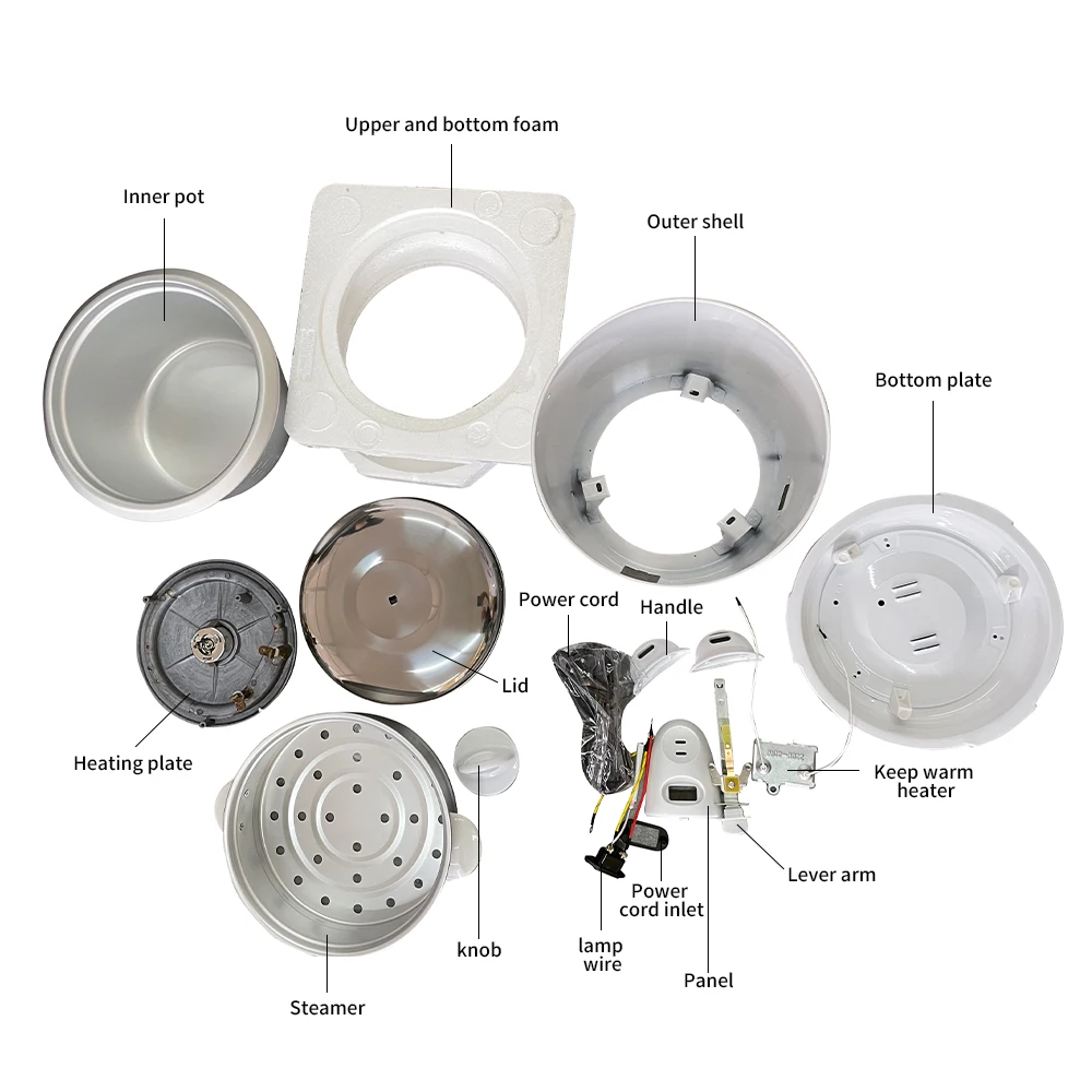 Ckd Skd Electric Rice Cooker Spare Parts Manufacturers Heating Plate Component Drum Rice Cooker Parts
