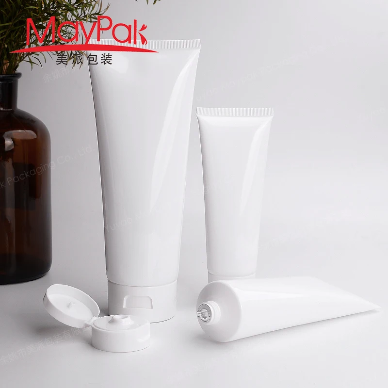 10g white small empty sample cosmetic Soft tube 10 ml Toothpaste ointment squeeze hose Plastic Tube