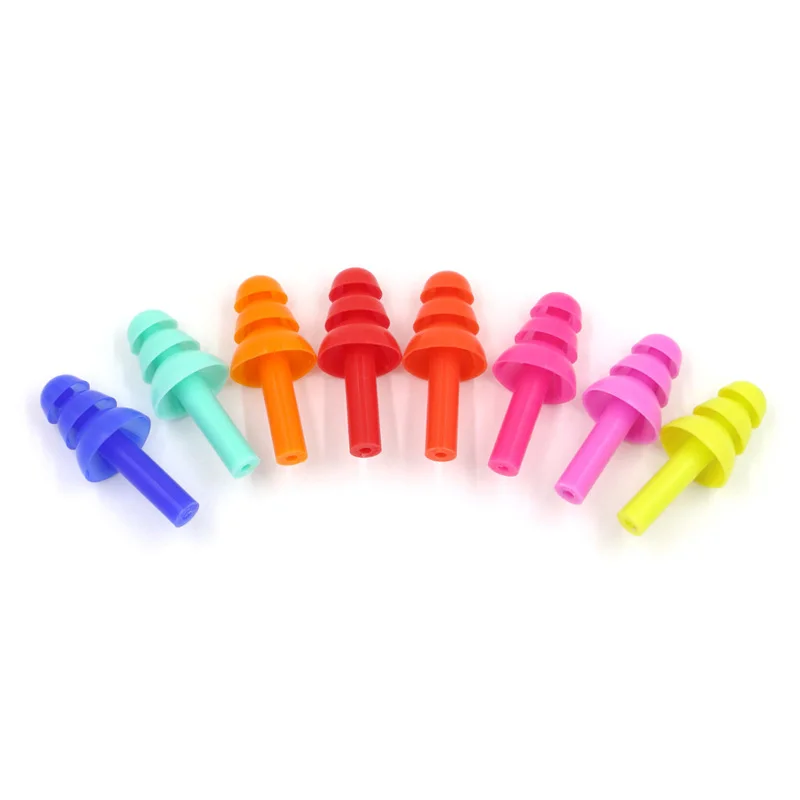 Factory Sell Reusable Noise Canceling Ear Plugs Sleeping Earplugs Waterproof Noise Reduction Soft Silicone Earplugs