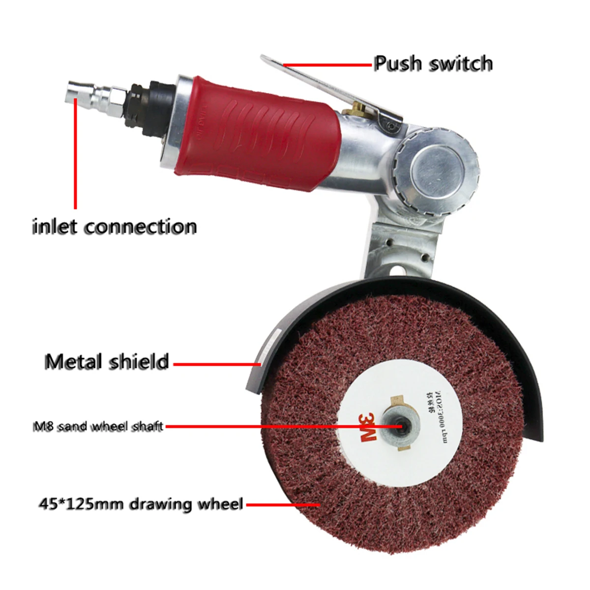 Stainless steel polishing welding polishing drawing machine Spot function drawing machine Portable grinding machine