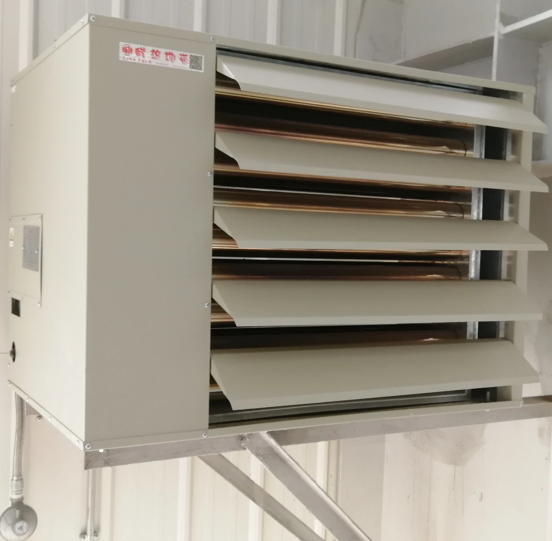 Indirect combustion gas heater air fan heater 10-80KW energy-saving heating for factory warehouse greenhouse shopping mall hall