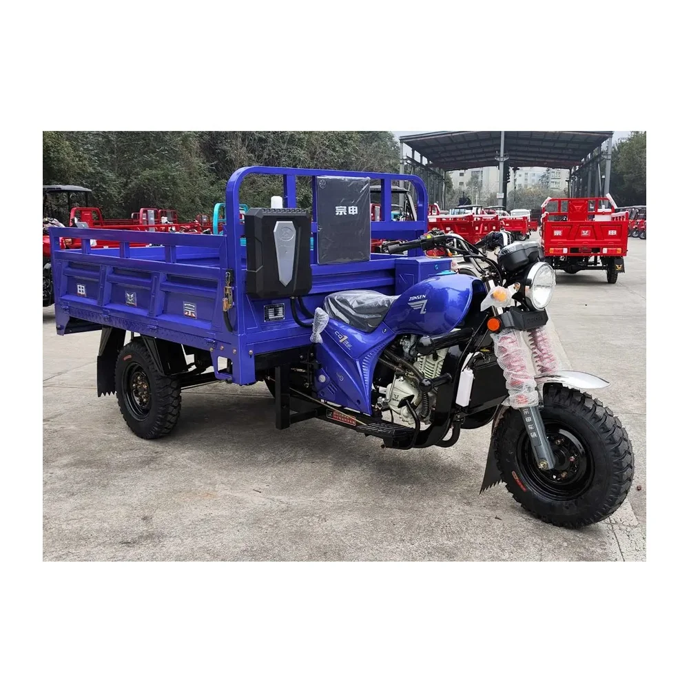 Трехколесный мотоцикл 250cc моторный самосвал трехколесный грузовой бензиновый двигатель