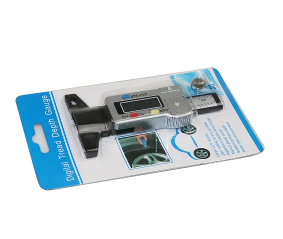 Digital Car Tyre Tire Tread Depth Gauge Caliper Thickness Gauges Tread Brake Pad Shoe