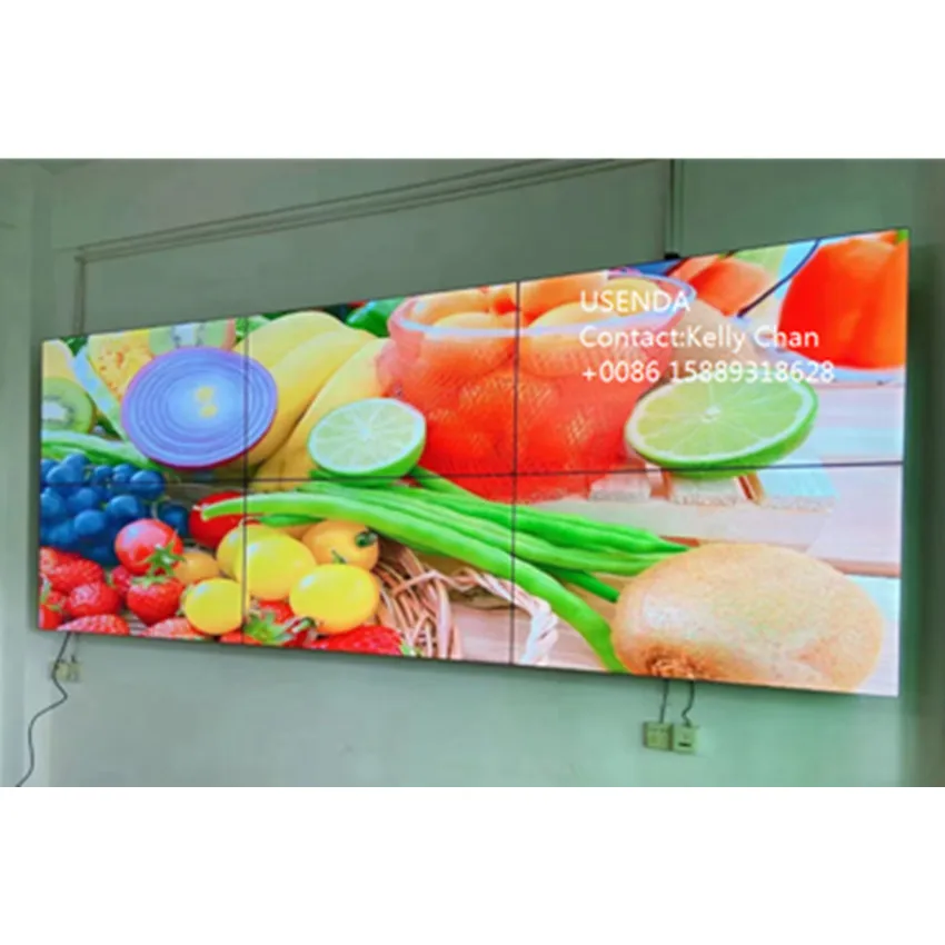 46 inch 4K UHD 2x2 2x4 splicing screen led backlight Lcd Video Wall
