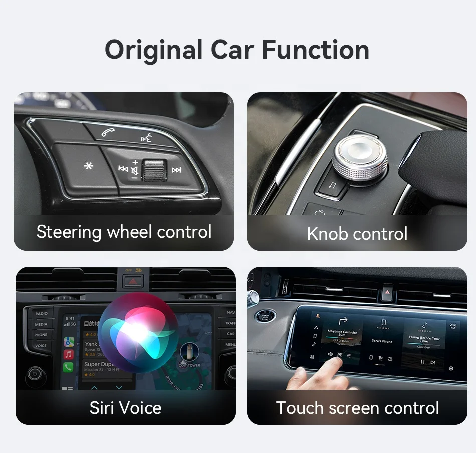 Support android auto USB dongle iphone airplay Wireless Carplay Decoder Interface box For AUD I MMI System A3/A4/A5/A7/A8/Q3/Q5