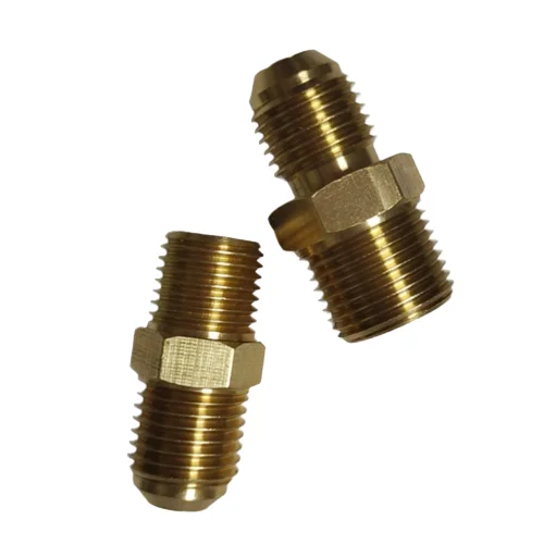 Rational price brass materials hex oil spray grease thread copper nipple nozzle fittings compressor