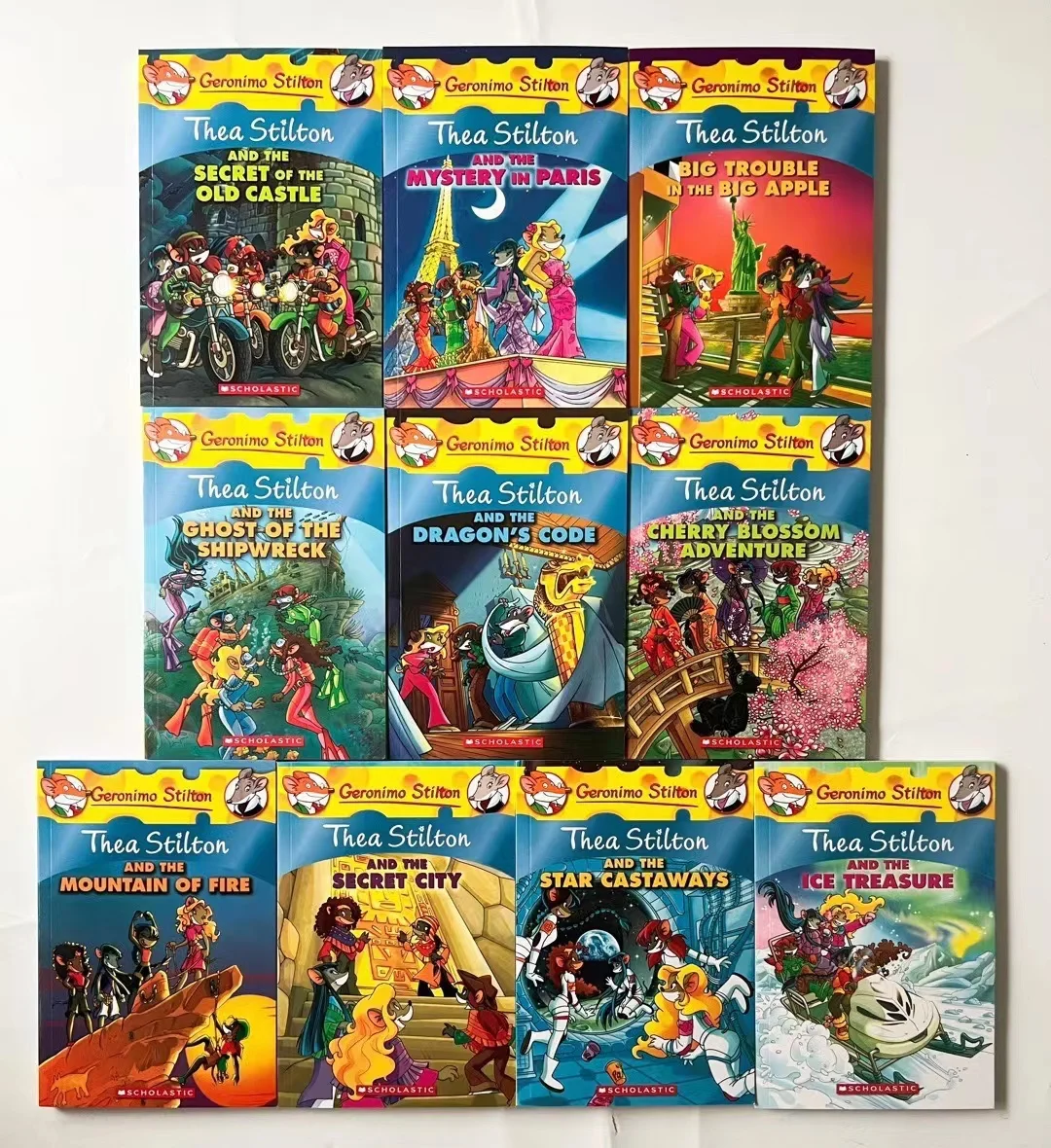 Thea Stilton the Sisterhood Set of 1-10 English Graphic Novel Storybooks