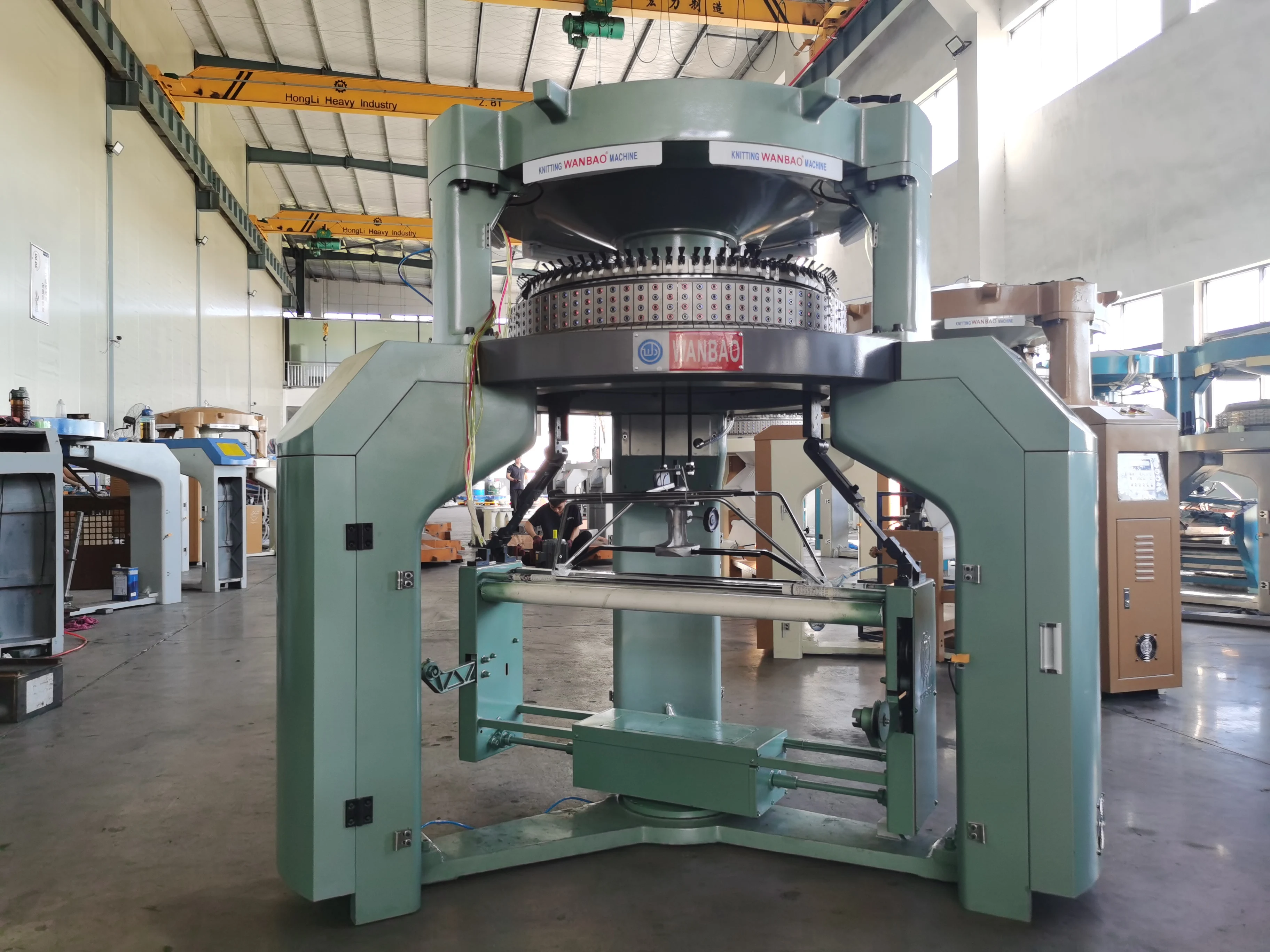 WANBAO  Double Jersey Transfer/Rib Computerized Jacquard Circular Knitting Machine