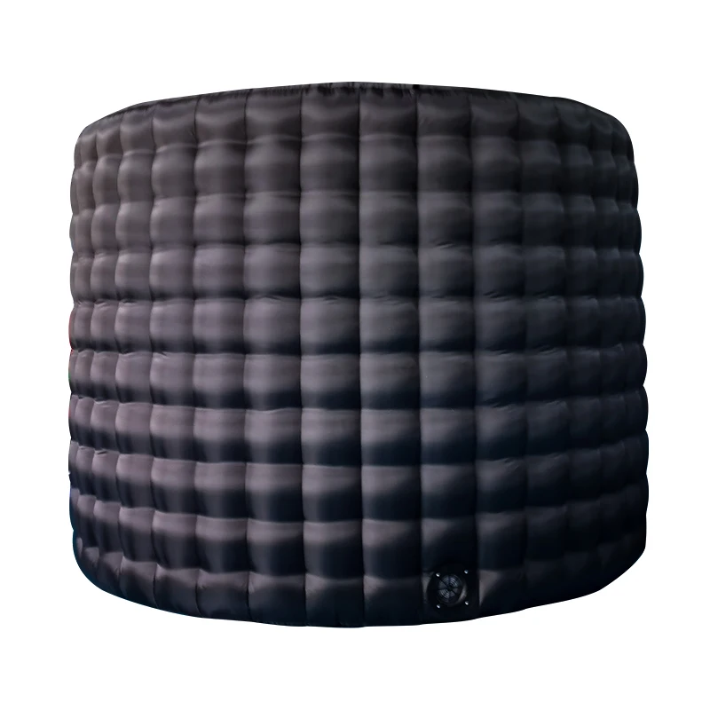 3m Diameter Round Inflatable wall 360 Photo Booth Enclosure with Air Blower Photo Booth Backdrop for Events