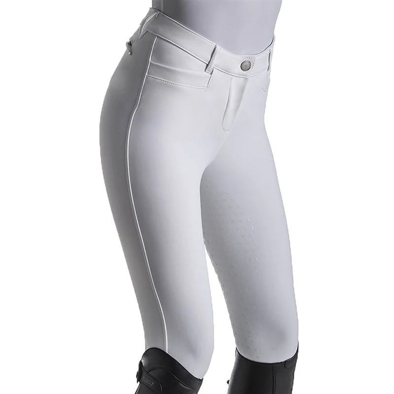 Custom Design Silicone Printing Pattern Full Silicone Horse Riding Pants Winter Equestrian Breeches