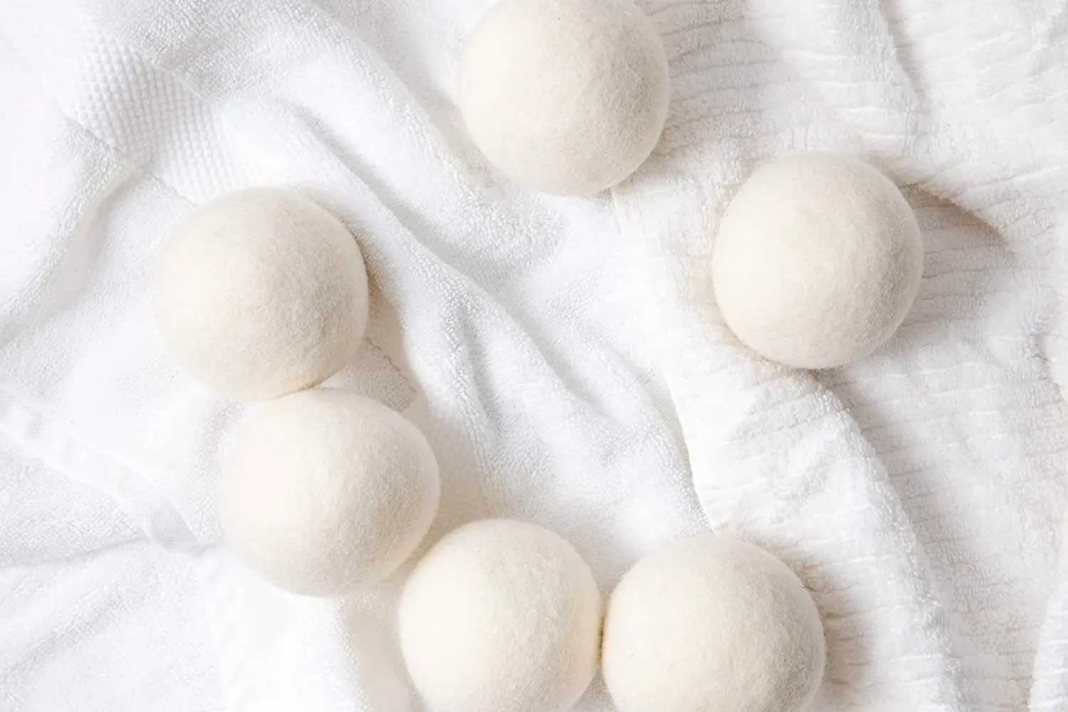 2024 New products Chemical Free Wool Dryer Balls Laundry, Handmade Reusable Balls Reduce Wrinkles