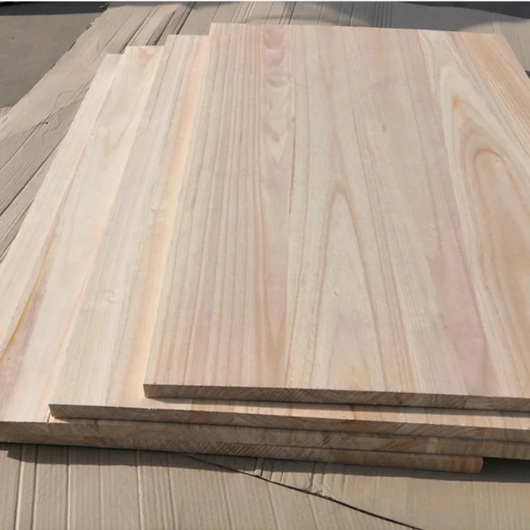 Chinese Manufacturer Supplies Construction Paulownia Solid Round Household Wood Board For Cutting Boards