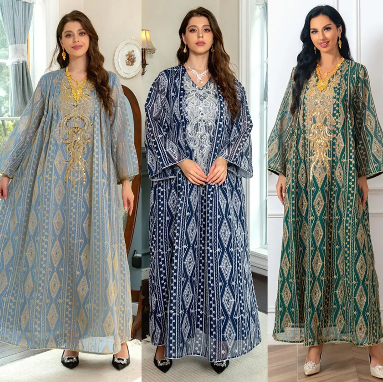 Высококачественная Арабская, Ближневосточная, Арабская, Абая, Дубайская, ислам, одежда из полиэстера, мусульманское платье для женщин, платье-Халат