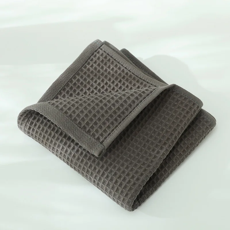 Most popular in 2023 100% cotton reusable  kitchen towel set cleaning waffle kitchen dish towel