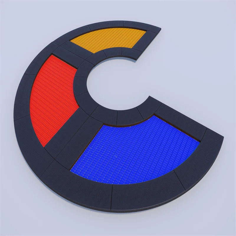 outdoor playground round trampoline kids park leisure recreation equipment