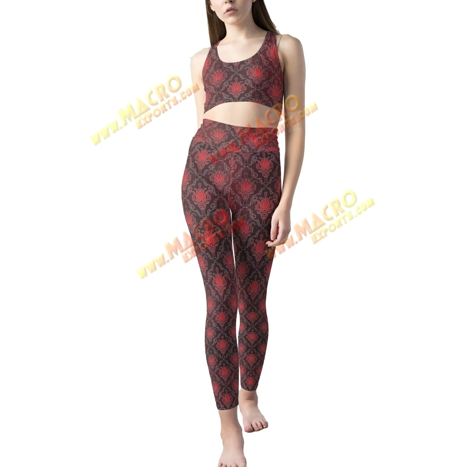 Custom Logo Wholesale women active wear leggings Yoga Wear Compression Pants High Waisted Workout Gym Leggings