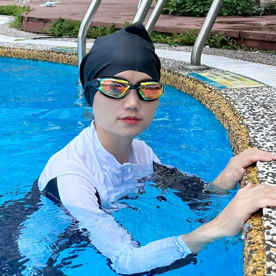 Professional Silicone Racing Goggle Gasket Eye Protection Summer Adult Anti Fog Anti UV Swim Goggles with Earplugs and Nose Clip