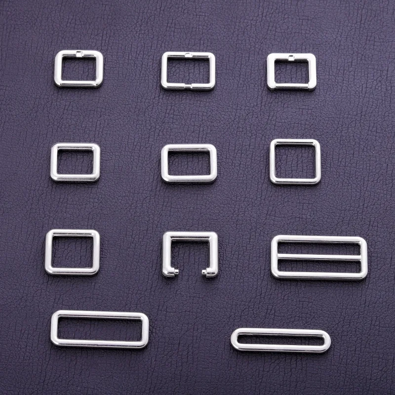 Wholesale Stainless Steel Buckle Webbing Bag with D Ring Metal Rings Brass Rivet & Plate for Luggage Use Welded D Ring