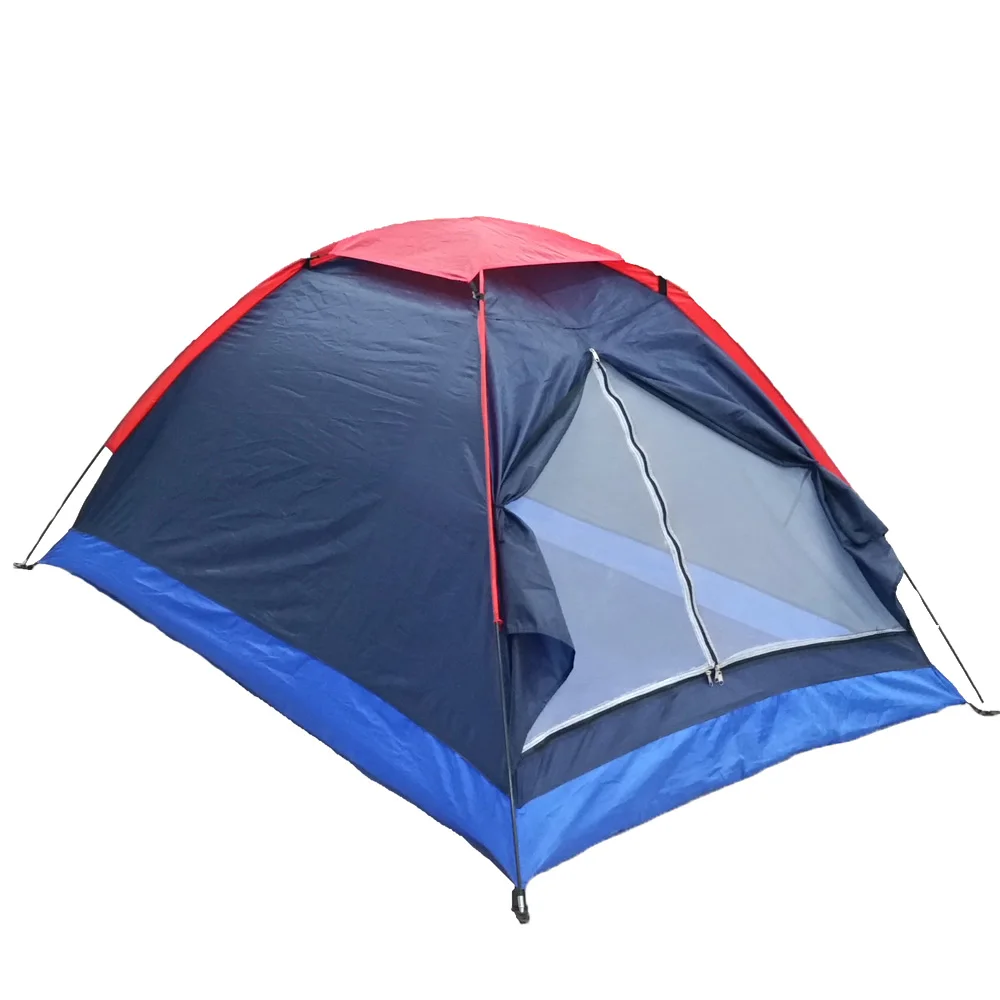 2 Persons Camping Beach Tent Outdoor Travel Windproof Waterproof Awning Tent Sunscreen Tent with Bag