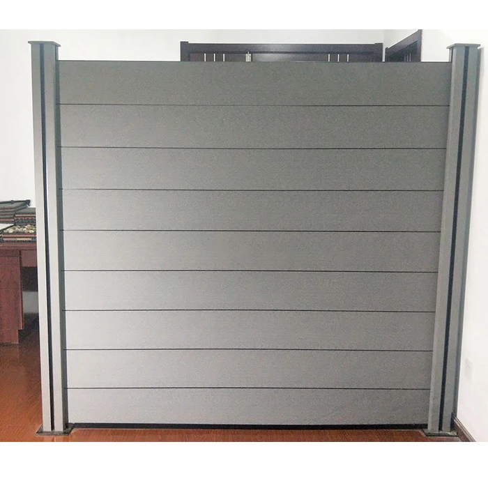 Fence Gate Like Wood Waterproof Outdoor Wood Plastic Composite Wpc Fence Panel Boards Latest Durable Composite Fencing Deck