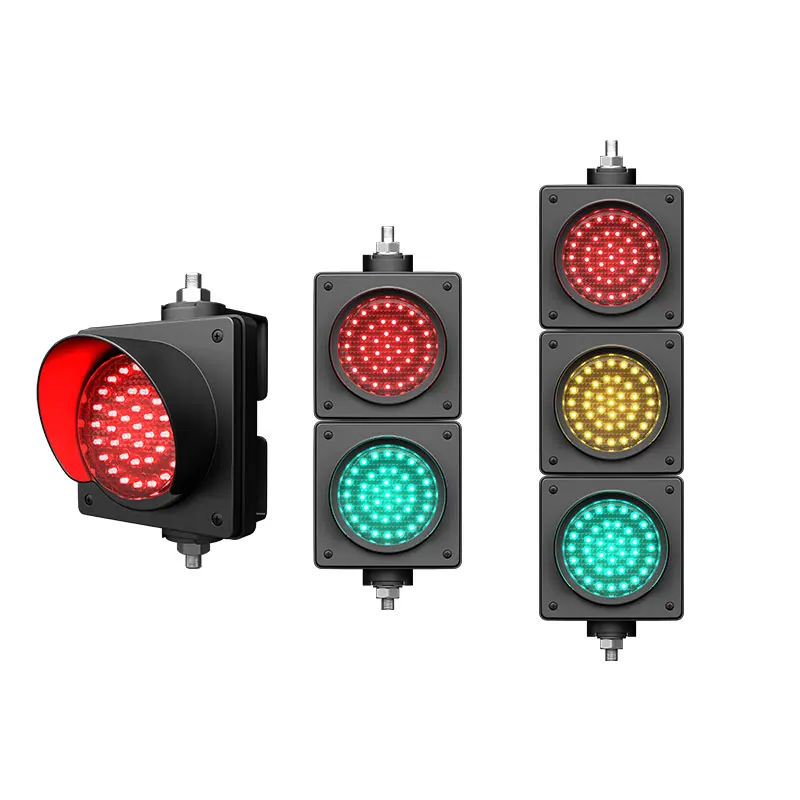 ZGSM semaforo led 100mm 200mm 300mm full ball traffic signal heads for road traffic lights
