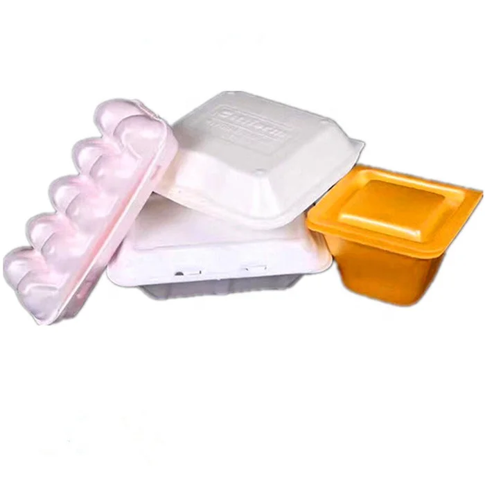 Fully Automatic Plastic Container Making Machine PS Foam Food Box Production Line