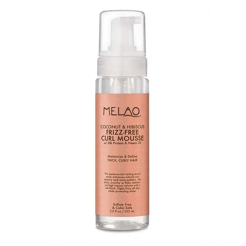 Natural Hair Styling Mousse Shiny Curls Smooth Curly Hair Mousse