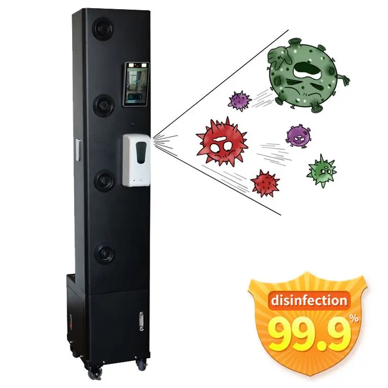 
Measuring body temperature intelligent disinfection door fog machine sterilizer wireless disinfectant sprayer 