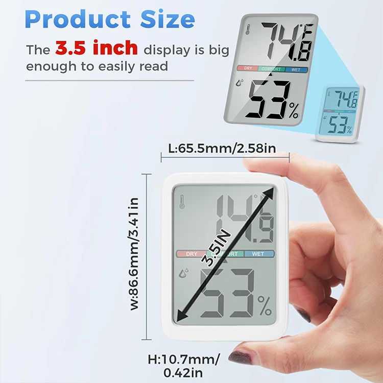 Simple Home Electronic Digital Hygrometer Home Temperature And Humidity Indoor Hygrometer Thermometer
