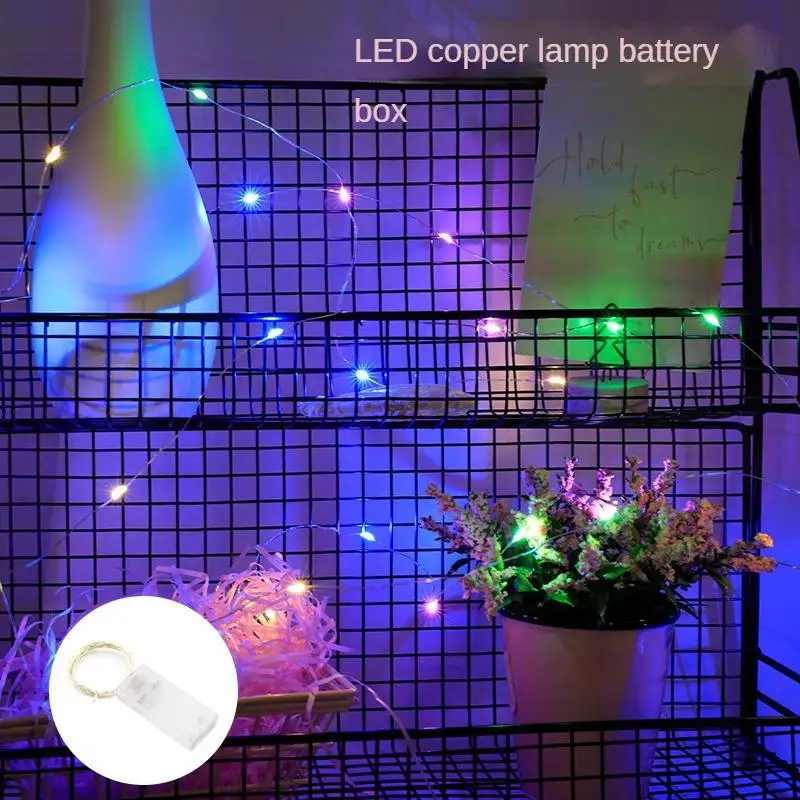 XINGXU Cross-Border New USB Copper String Lights Battery Box with LED Christmas Wire for Cake Decoration and Holiday Gifts