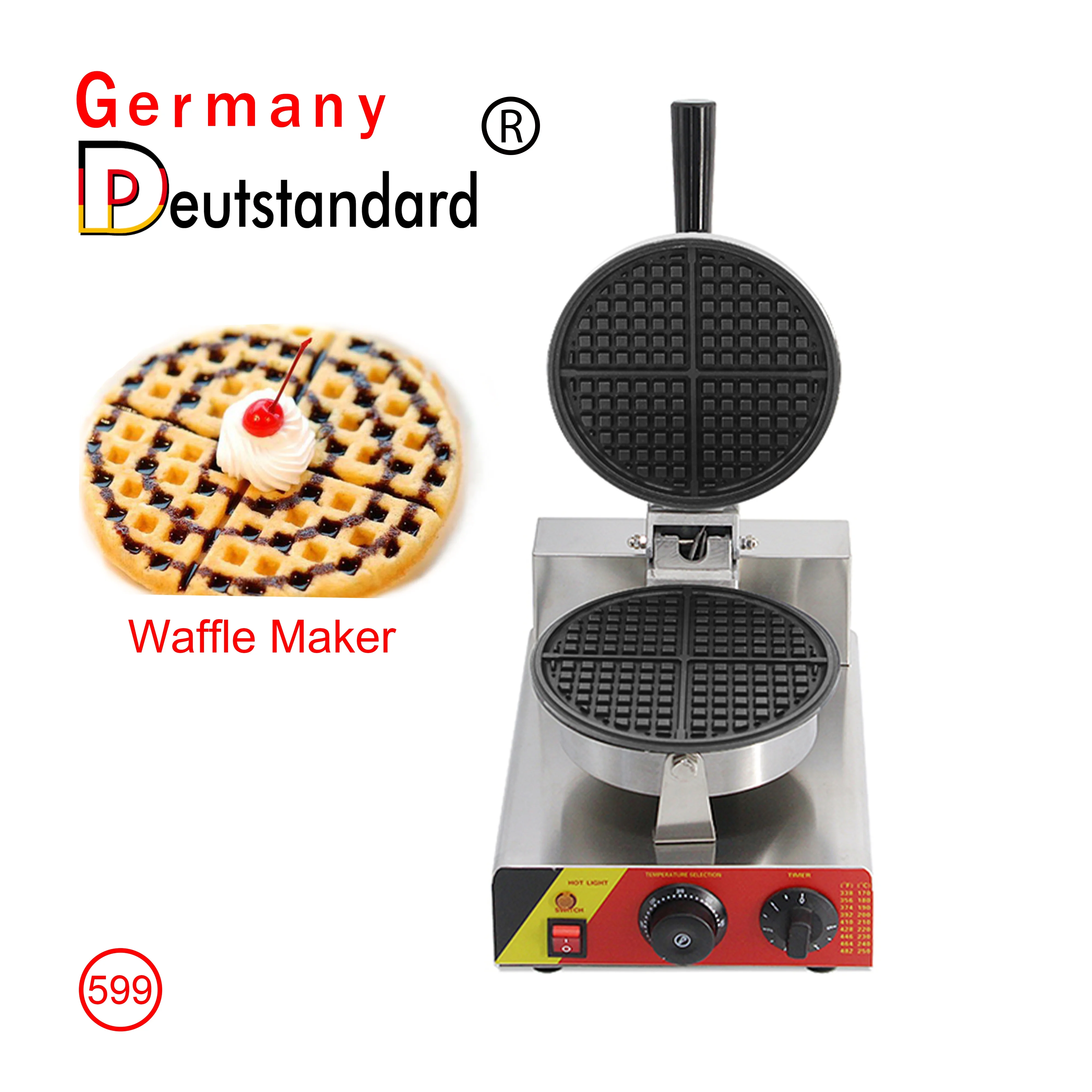 Wholesale other snack machines street food machines Commercial Waffle Maker grill electric sandwich maker for breakfast