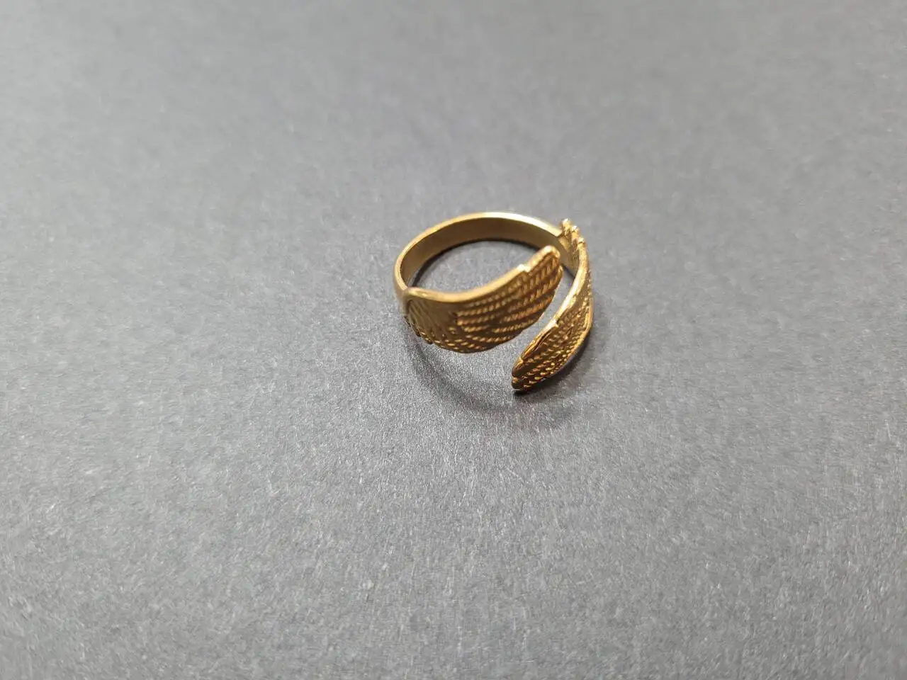 Wing ring titanium steel ring fashion style decorative accessories popular jewelry