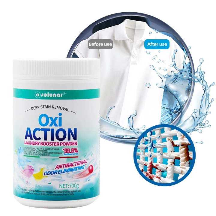 Eco-Friendly Colour-Safe Bleach Laundry Booster Powder Safe Stain Remover Detergent