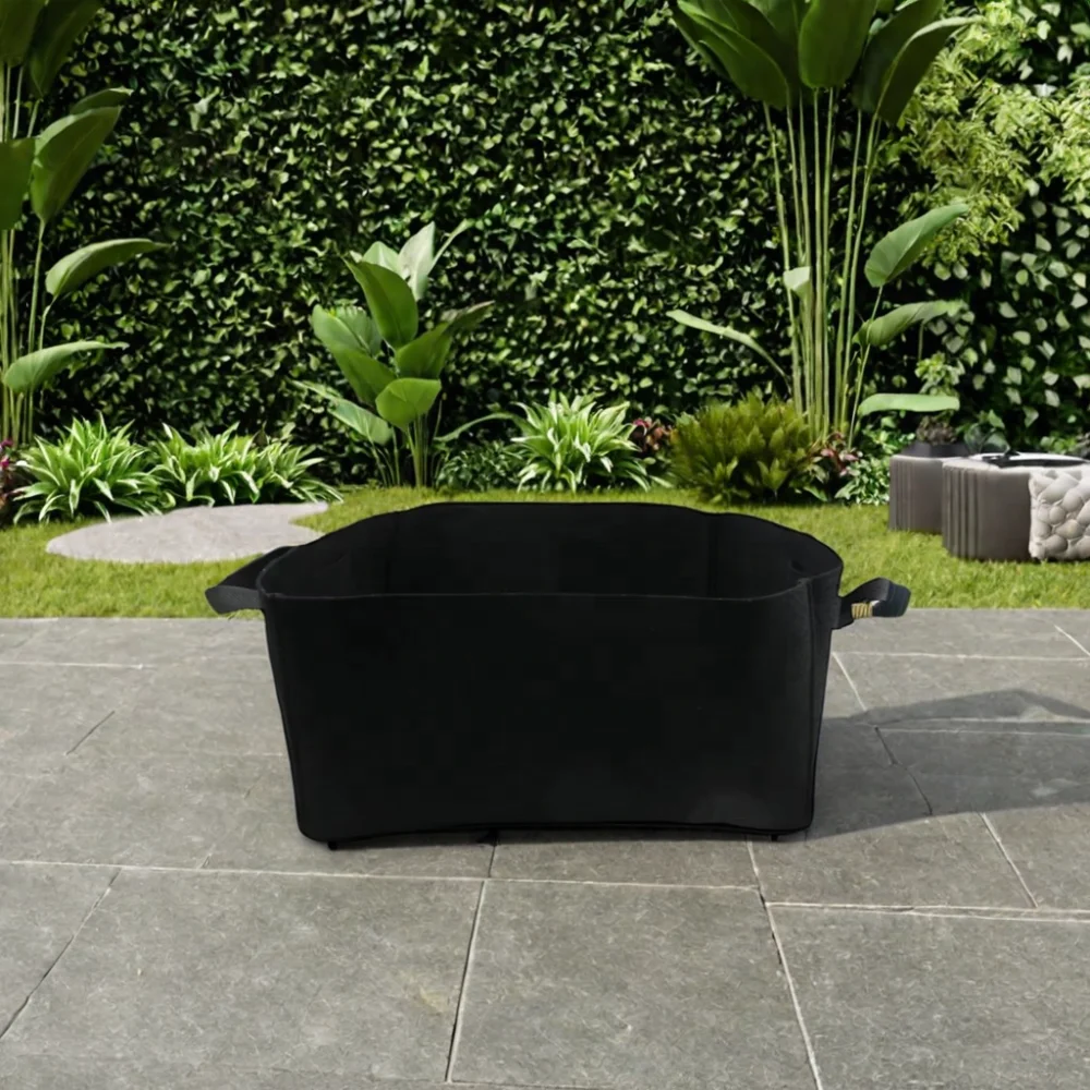 130 Liter Fabric Grow Bag with Handles for Floor Usage Raised Bed Tree Bag Plant Pouch Pots