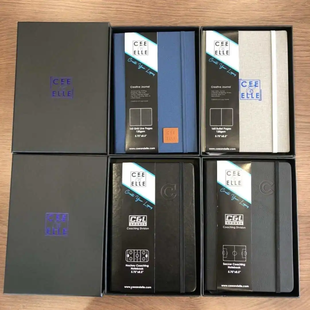 Custom Notebook A5 A6 A7 Laser PVC Organizer Loose Leaf Notebook with 6 Ring Binder softcover