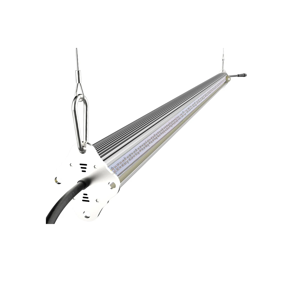
Daisy chain design full spectrum 120W double-sided linear supplemental led grow light bar for greenhouse 
