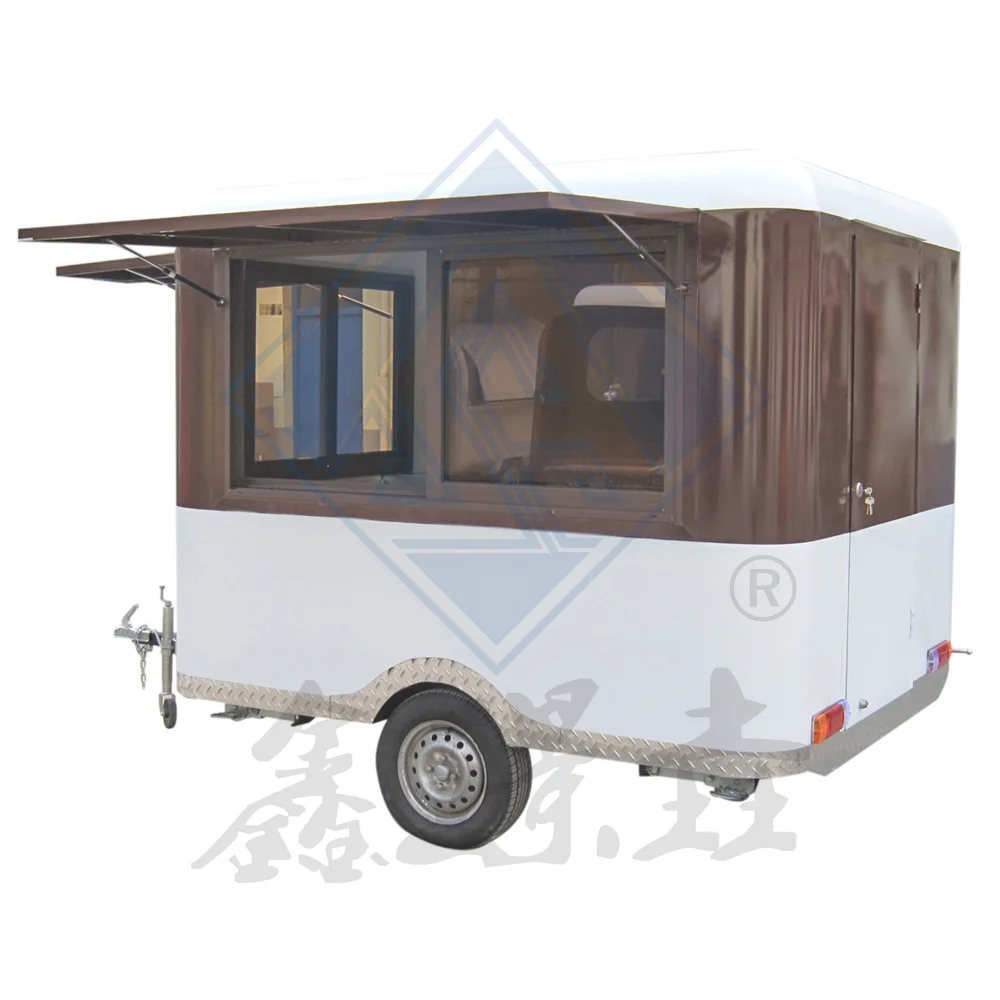 Shopping mall night market food cart outdoor commercial street cold drink mobile multi-functional mobile food trailer