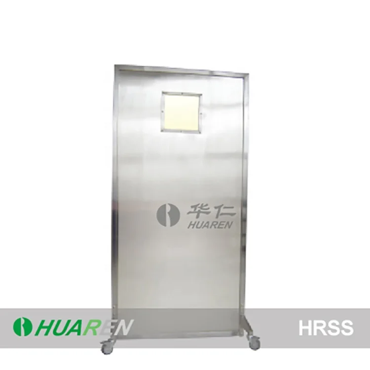 
HUAREN CE lead glass X ray protective mobile shield 
