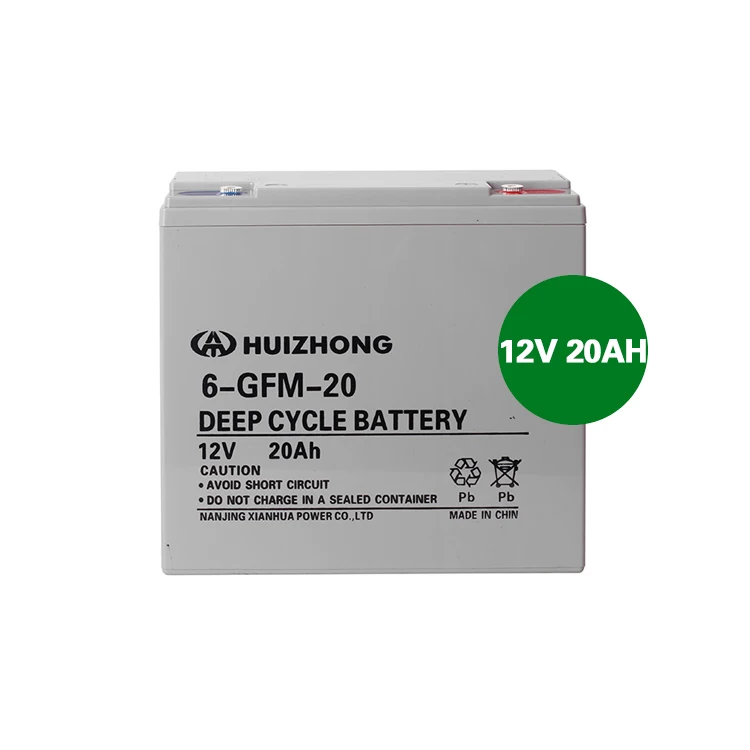 Full Capacity 12V 20AH Lead Acid AGM Long Cycle Life Battery for Backup Power