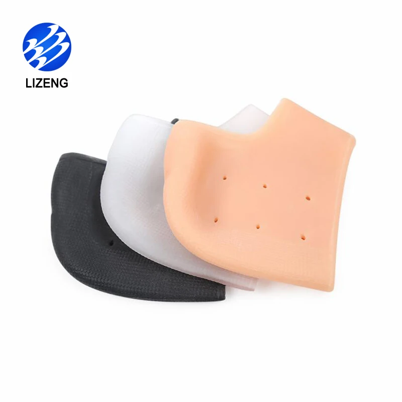 Lizeng Factory Gel Heel Spurs Cushion Pressure Relief Insole Gel Heel Socks For Plantar Fasciitis