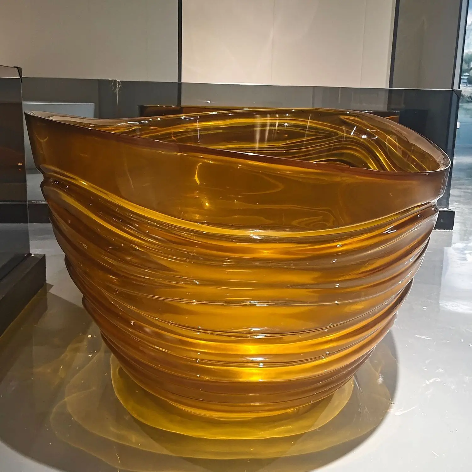 Closikal независимая Овальная Ванна из смолы прозрачная кристаллическая Высококачественная ванна