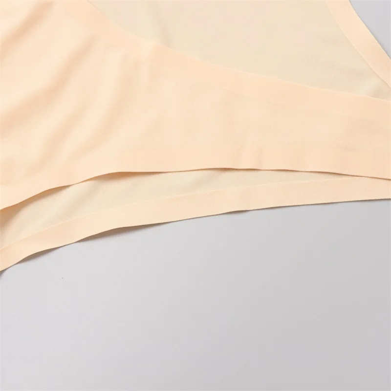 Женская новейшая супертонкая невидимая Сексуальная майка, цельный бесшовный топ с лазерным вырезом, бесшовная Майка