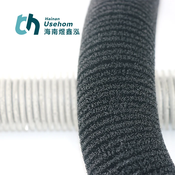 Usehom Outside Wound Spring Roller Brush Cleaning Derusting Abrasive Wire Nylon Spiral Brush