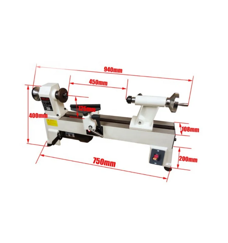 SINO STAHL JWL-1018 Small woodworking lathe machining easy to operate Convenient