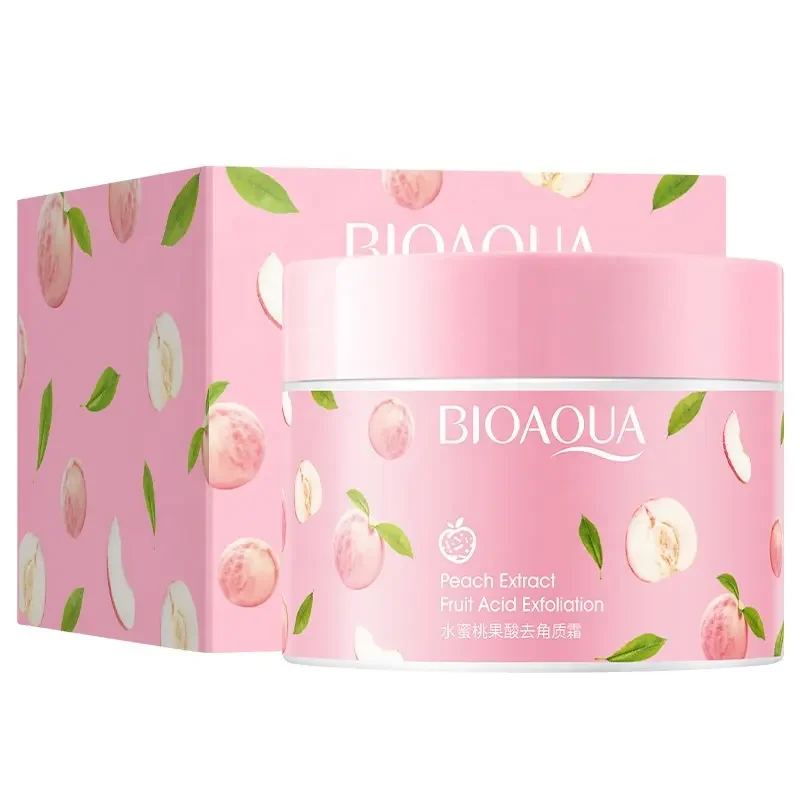 BIOAQUA косметический уход за кожей персиковый гель для глубокого очищения тела отшелушивающий скраб лица отбеливающий крем рук