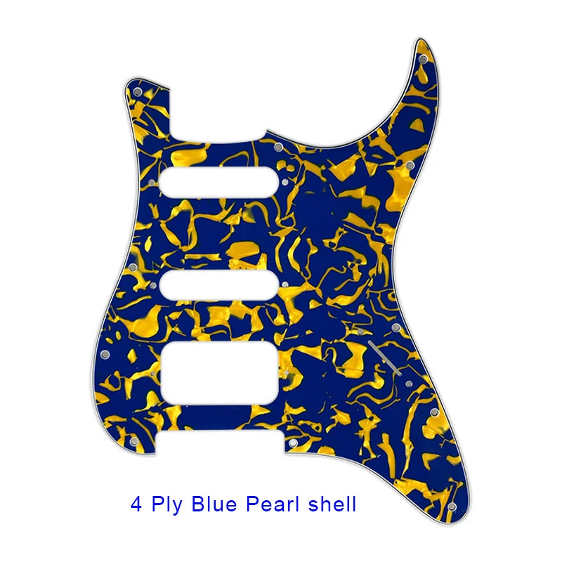 Pleroo Guitar  Accessories 11 Screw Hole Pickguard No control hole For Fender Stratocaster   ST HSS Guitar Scratch Plate