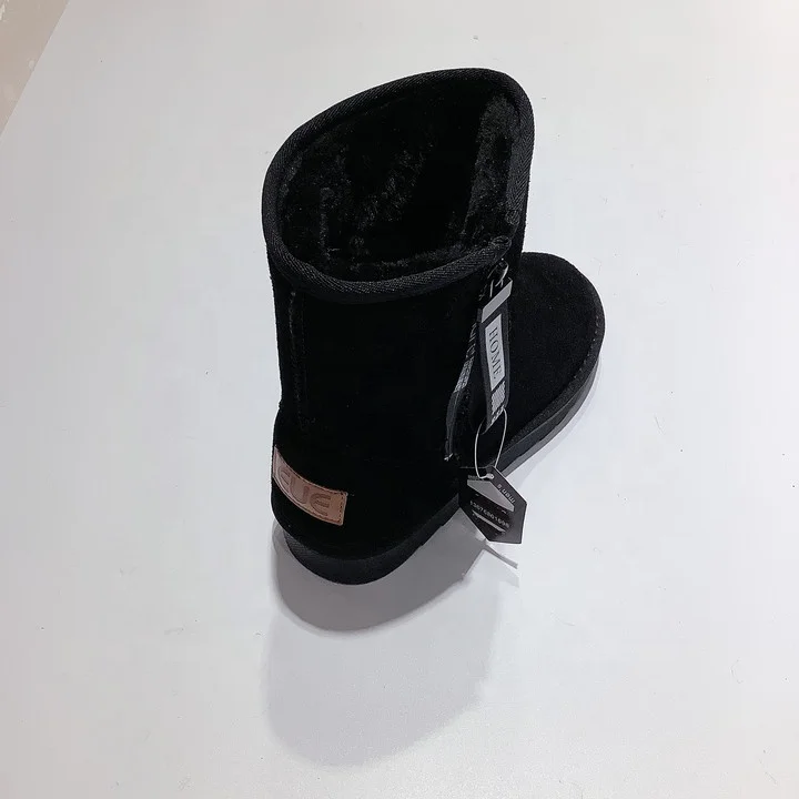 Wholesale Winter Ankle High Boot 2023 Fashion Trendy Winter Shoes with Thermal Fur Snow Boots